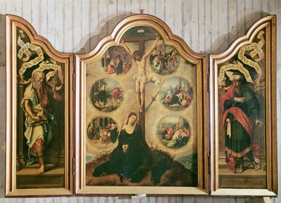 Triptychon der Sieben Schmerzen der Jungfrau, um 1520-35 von Bernard van Orley